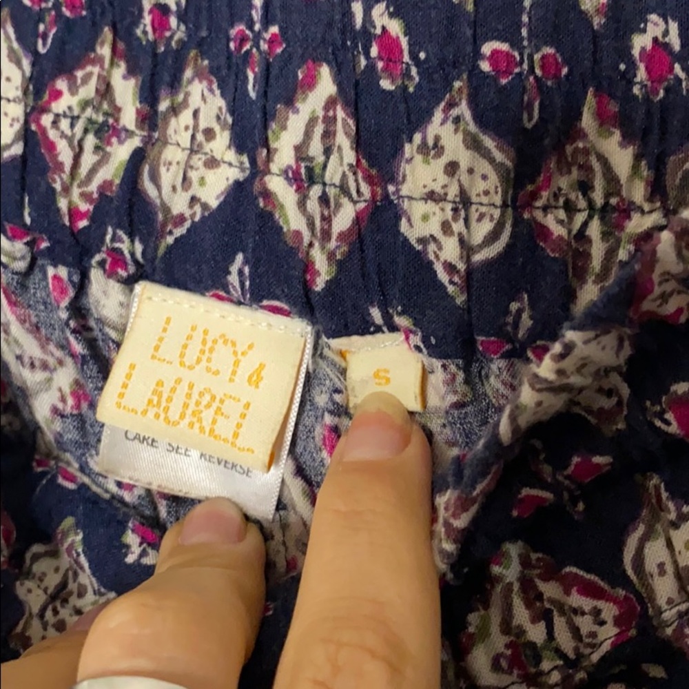 Patterned flowy pants - Picture 6 of 8